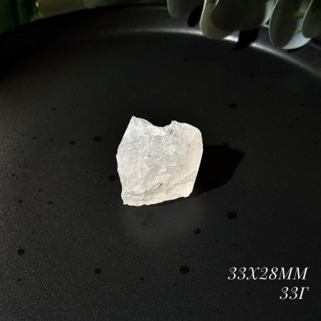 ОДИН У НАЯВНОСТІ! Необроблений натуральний Гірський Кришталь інтер'єрний 33х28мм 33г