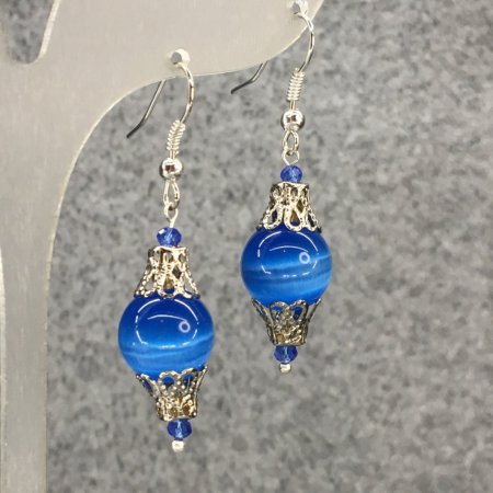 Сережки Котяче око серія Афродіта
