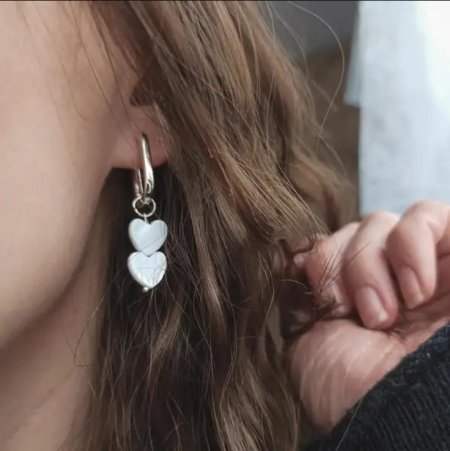 Сережки серця